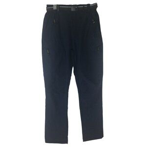 NWT Sikaini Pants Mens Small Black UPF50+ Belt Front & Rear Zipper Pockets